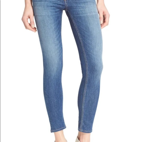 Rag & Bone Capri Jeans In Rae Stretch Denim Size 25 - Picture 2 of 9